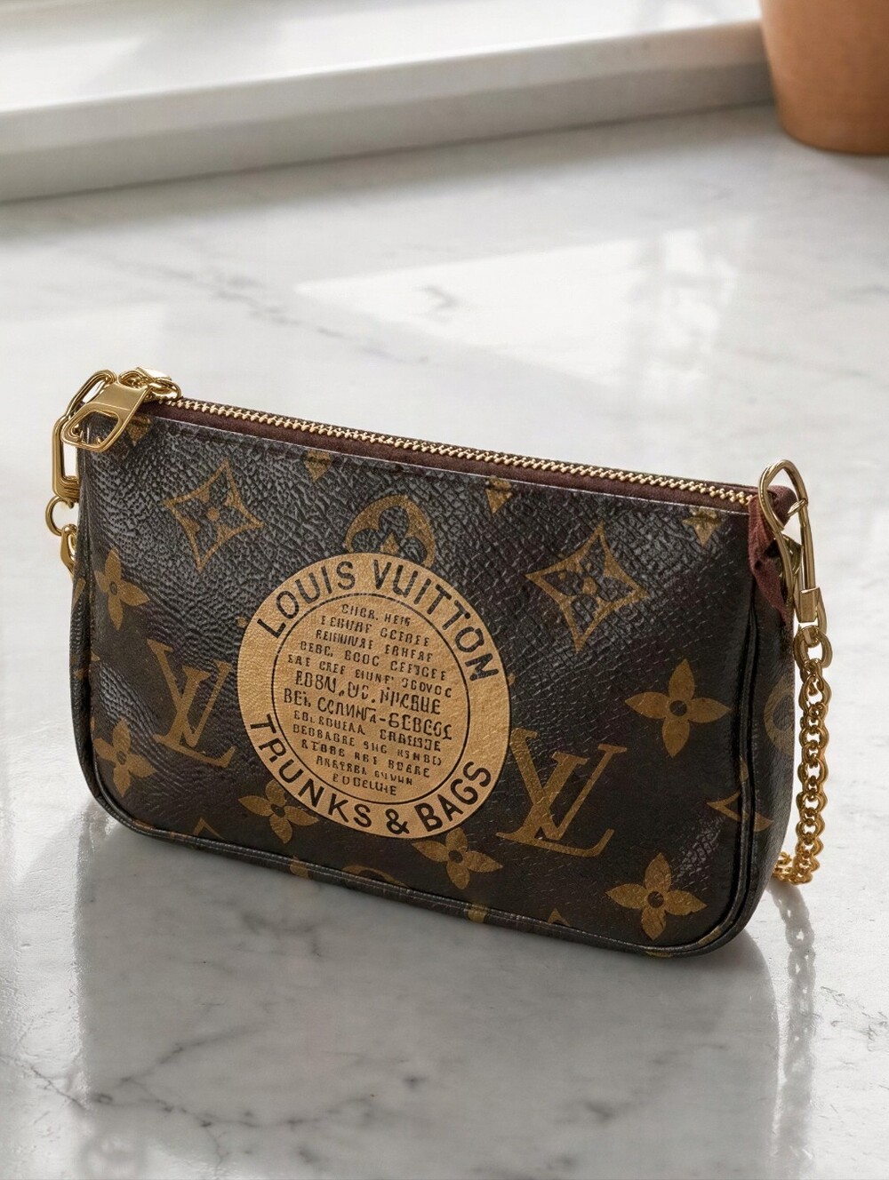 Louis Vuitton Mini Pochette Trunks & Bags Limited Edition ✨ Box+COA - Picture 8 of 16